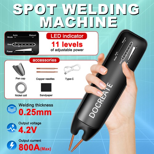 Portable spot welder 18650 - portable,