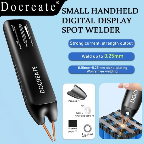 Portable spot welder - spot, 18650