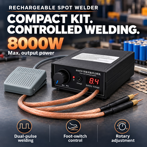 8000w spot welder dual - dual, pulse